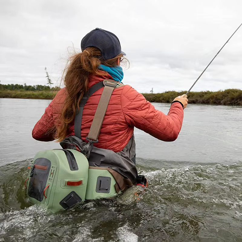 Sac sec étanche polyvalent pour pêche à la mouche