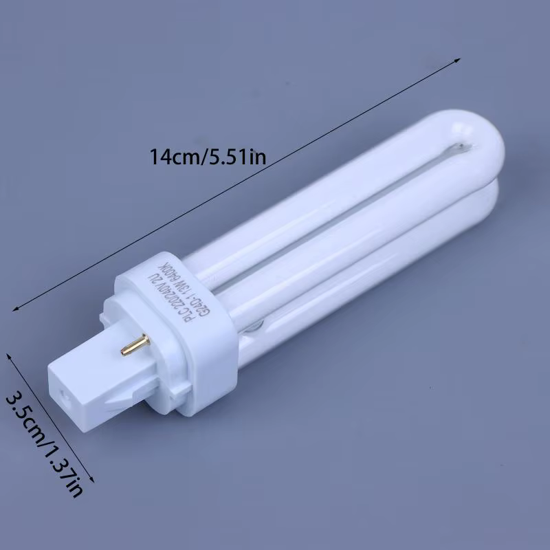 Remplacement d'ampoules fluorescentes compactes, lampe LED à double tube à 2 broches, économie d'énergie, paquet de 1/3/5 pièces