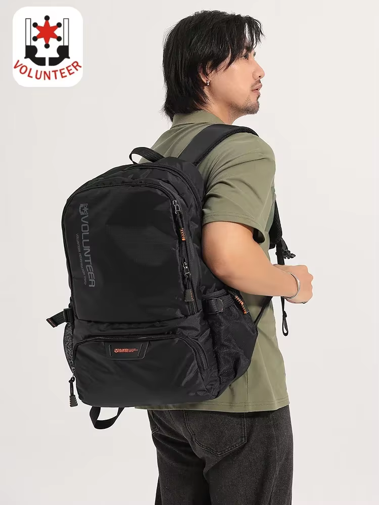 VOLUNTEER sacs à dos pour hommes mode étanche voyage randonnée ordinateur portable école sac à dos mâle décontracté grande capacité Bookbag 1802-05
