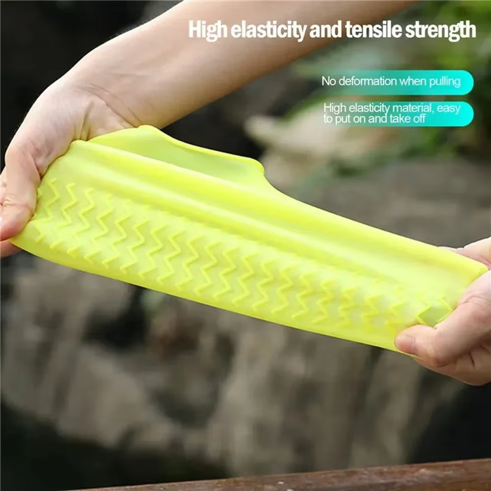Couvre-chaussures de pluie imperméables réutilisables – Couvre-chaussures antidérapants pour hommes et femmes, pêche en plein air, trajet et usage domestique, jardin domestique