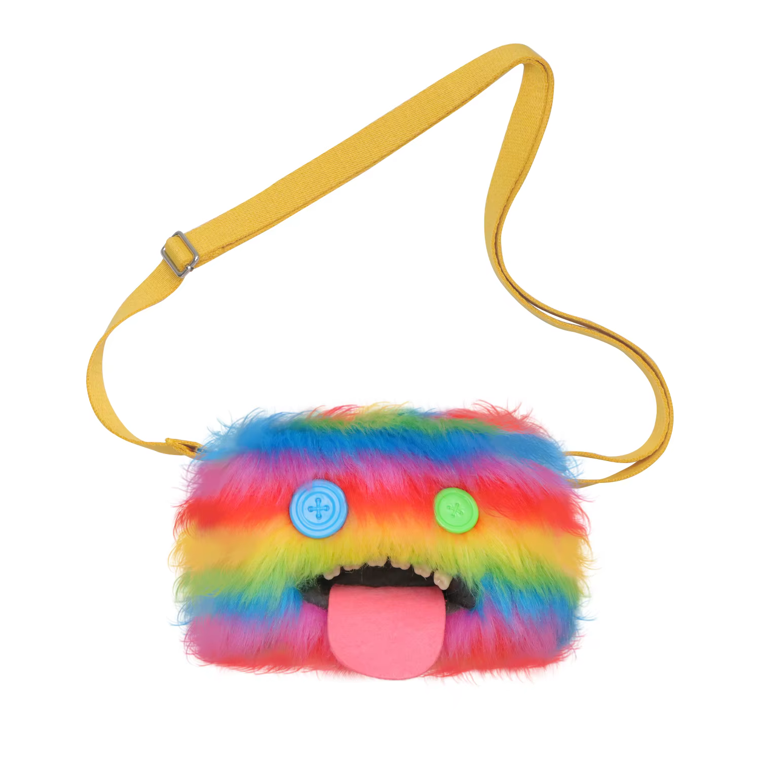 Sac bandoulière en peluche Fugglers Ugly Teeth Monster, petit sac mignon Fuggs, sac de rangement à bandoulière, pochette pour téléphone, appareil photo
