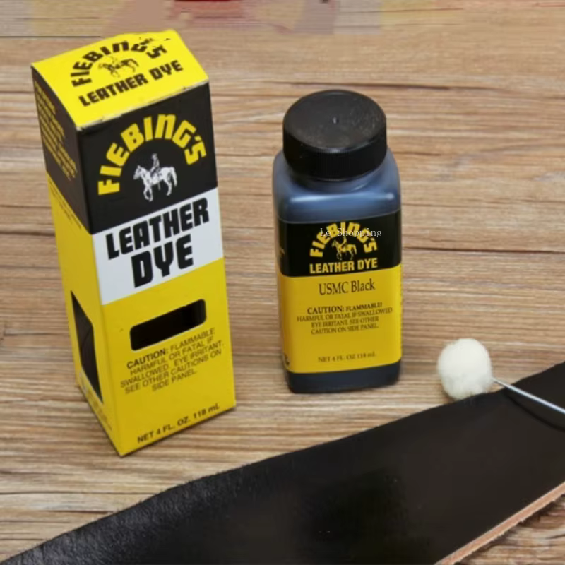Fiebing's – colorant liquide à l'alcool pour cuir, bricolage, produits en cuir faits à la main, chaussures/artisanat de sac à main/peintures de coloration pour sculpture de tannage végétal