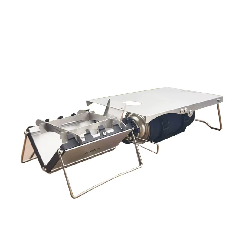 Accessoire de réchaud à gaz pliable portable d'extérieur
