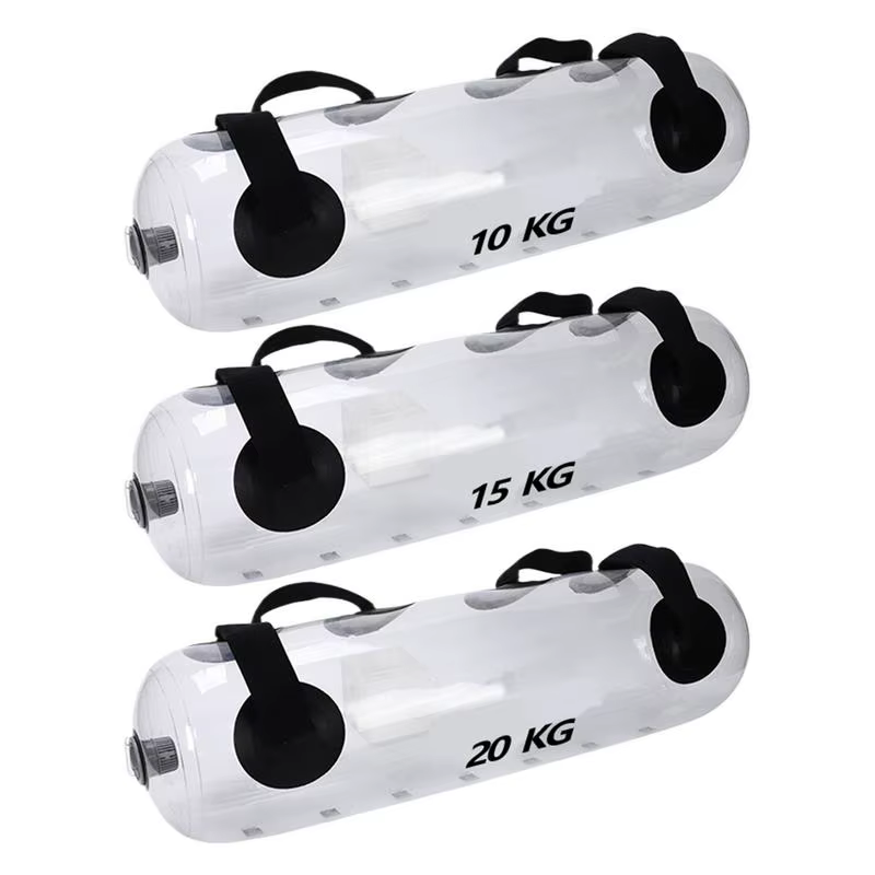 Sac aquatique gonflable pour Fitness, 10/15/20/30kg, pour l'haltérophilie, l'entraînement, la gymnastique à domicile, équipement de musculation