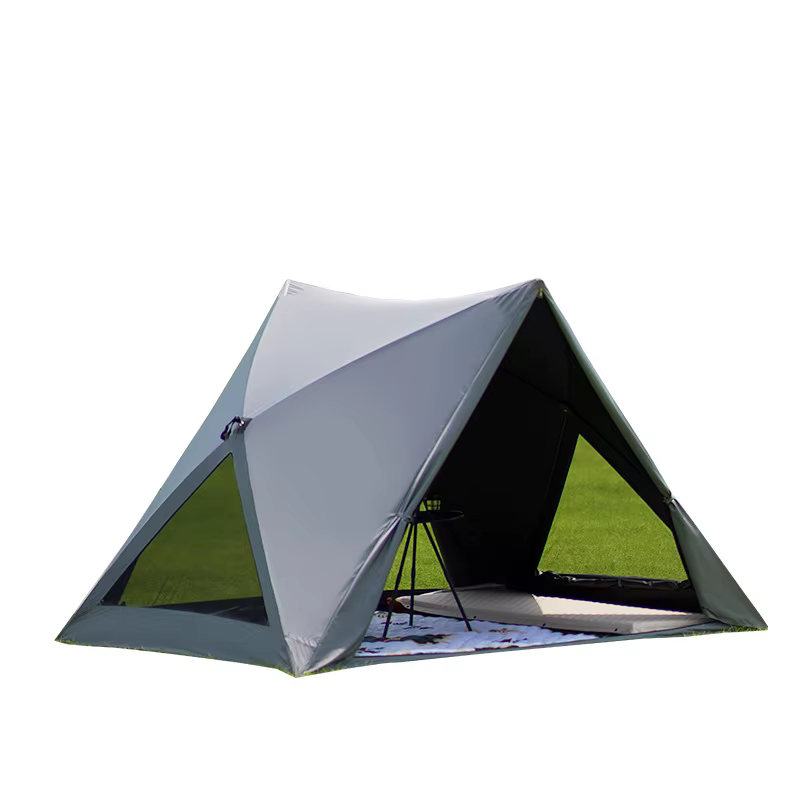 Abri ouvert taille familiale tente triangulaire automatique Pop Up