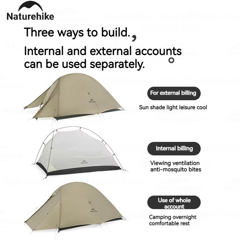 Natureifa Cloud Up Pro-Tente Ultralégère pour Camping en Plein Air