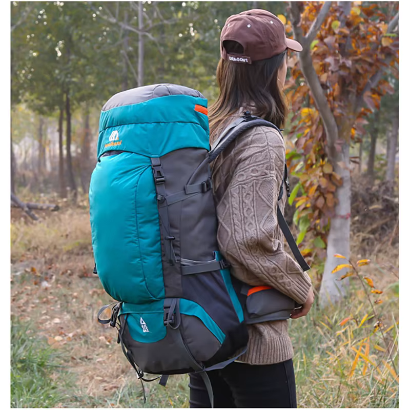 65L sac à dos d'escalade grande capacité Camping en plein air sport femmes hommes étanche voyage Nature randonnée alpinisme Trekking sac