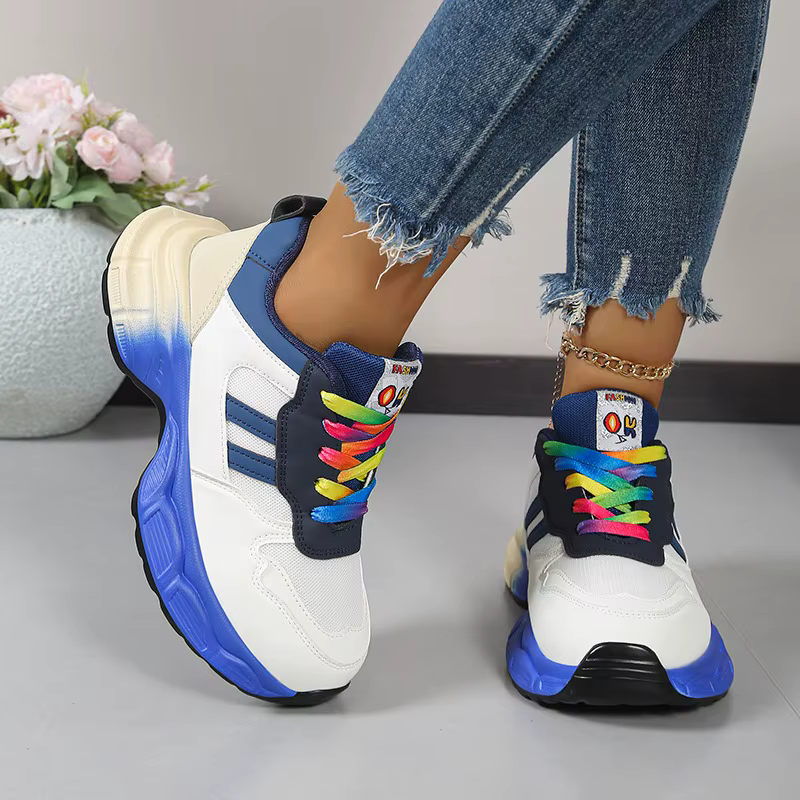 Nouvelles baskets plateforme respirantes pour femmes