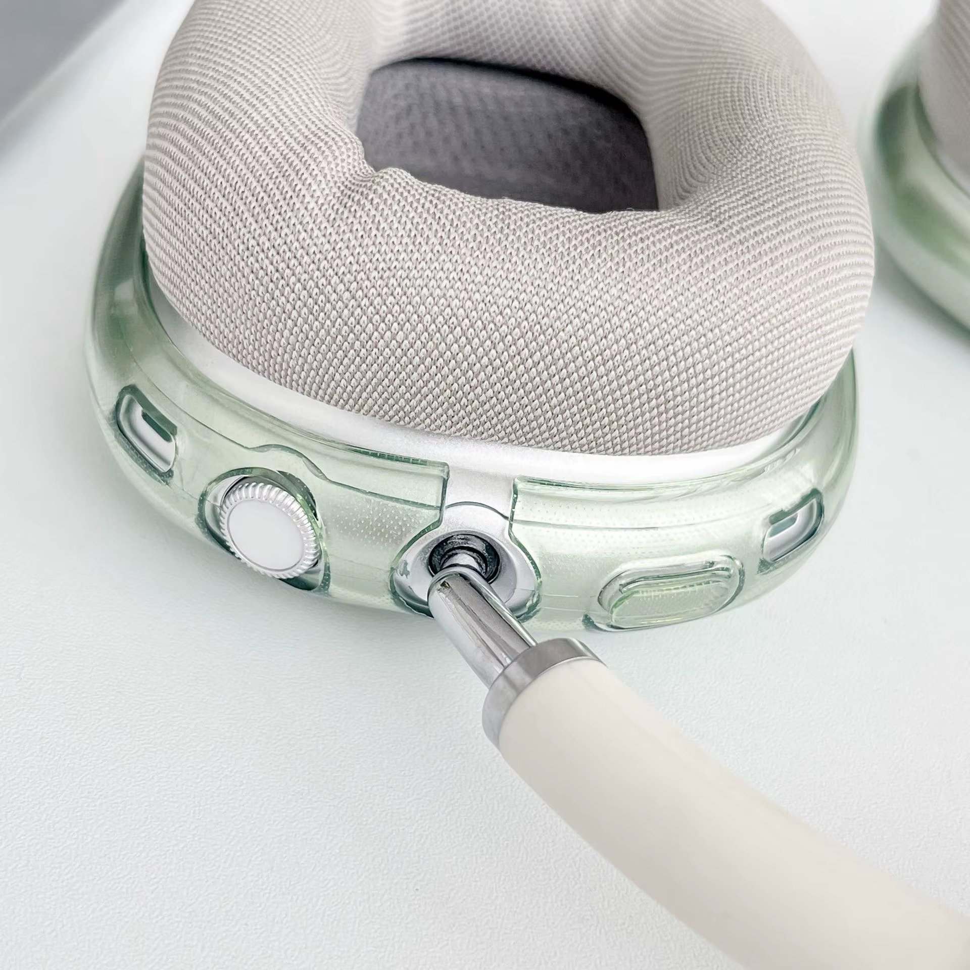 Pour AirPods Max étui Transparent souple TPU anti-rayures housse de protection pour Apple AirPods Max accessoires pour écouteurs