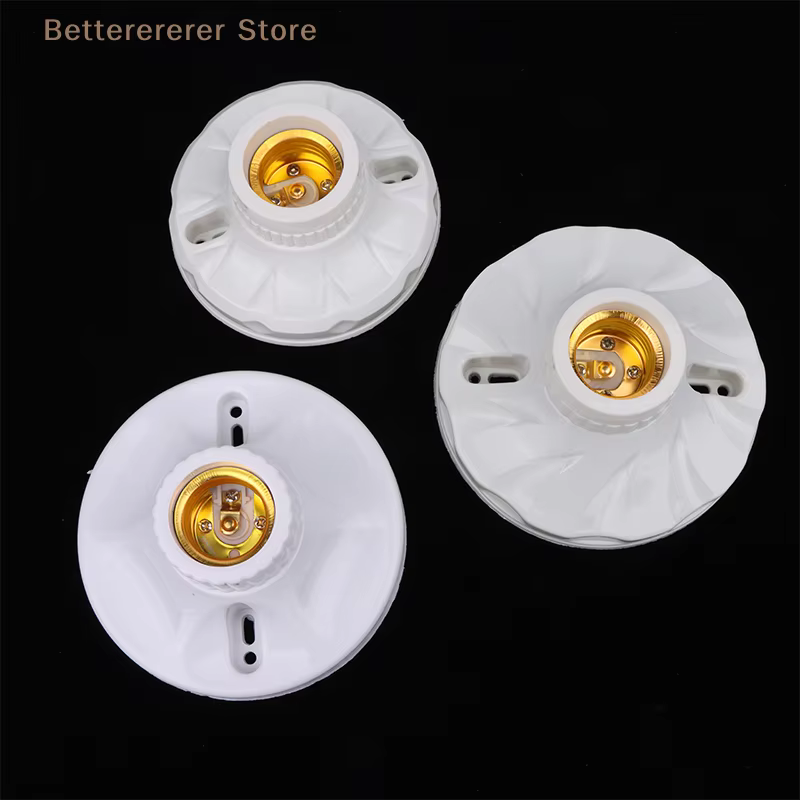 Support de lampe E27 innovant et pratique, support d'ampoule résistant aux hautes températures, douille d'ampoule en céramique, Base de lampe