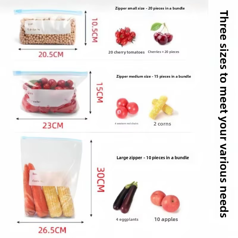 Fournitures de cuisine de plusieurs tailles