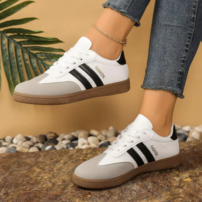Chaussures décontractées en dentelle pour femmes
