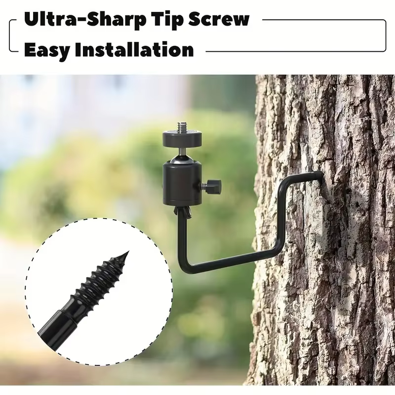 Support d'arbre de caméra de suivi, support d'arbre de caméra de chasse Portable pour jeu de Trailcam, accessoire de chasse en plein air