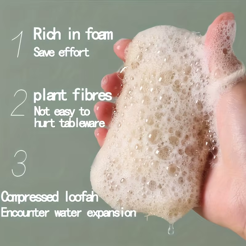 Éponges exfoliantes en luffa naturel