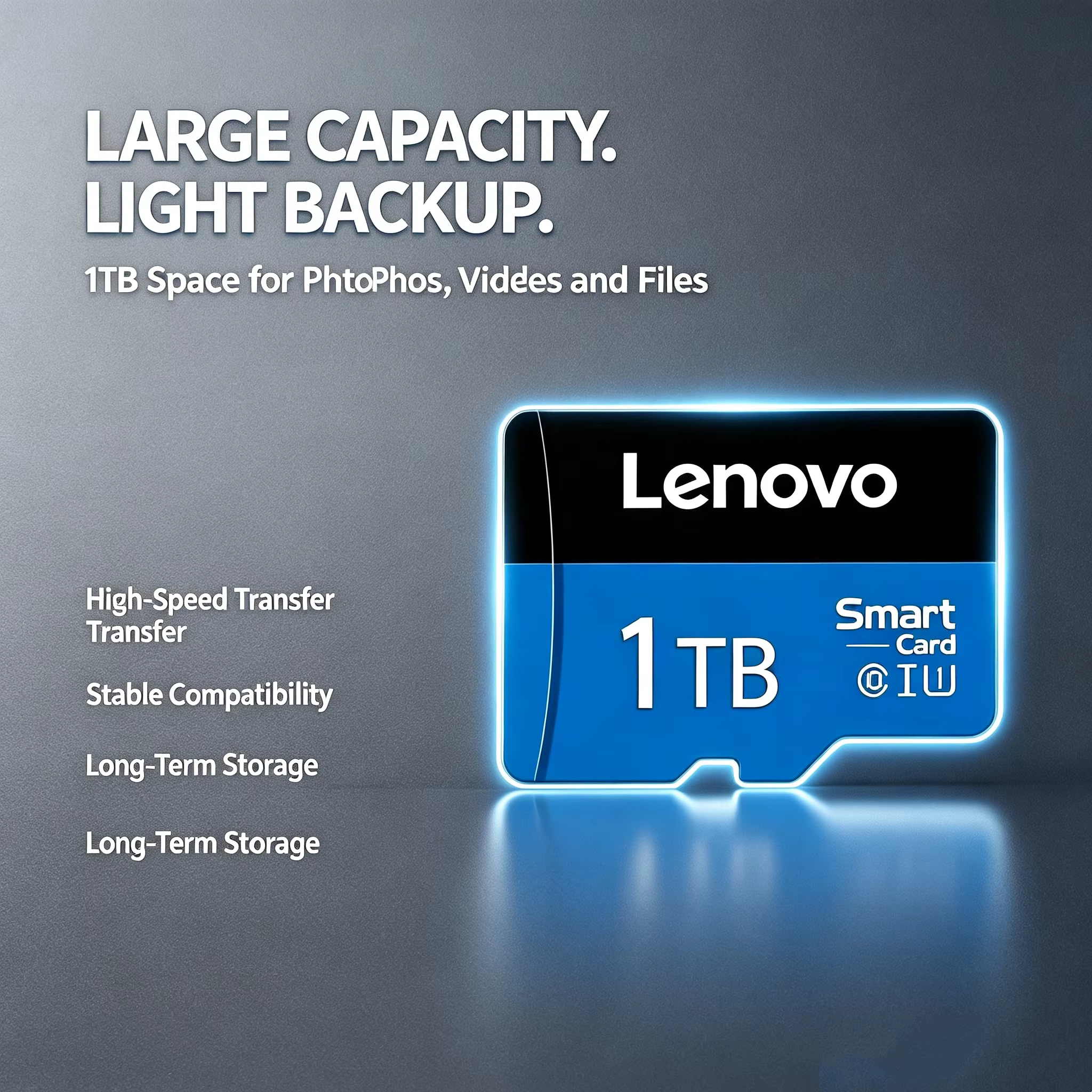 Cartes TF haute vitesse Lenovo V30 128 Go 256 Go 512 Go 1 To 2 To – Pack pour smartphone, tablette, PC, utilisation multi-appareils, accessoires pour appareil photo – Nouveauté