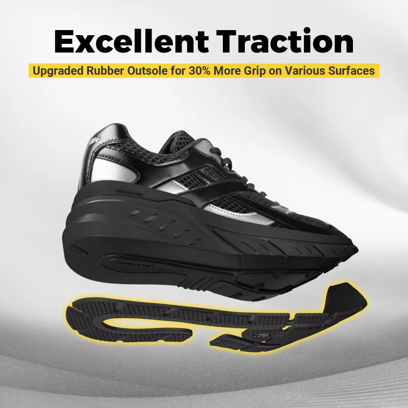 Chaussures de marche Extra larges pour hommes baskets rétro large largeur