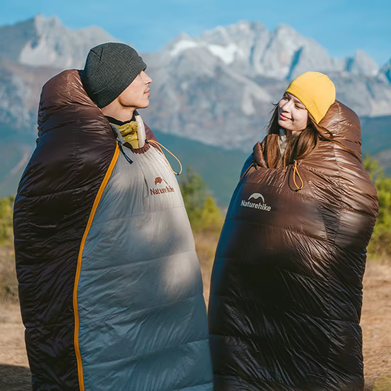 Naturehike Snowbird Camping canard vers le bas sac de couchage adulte momie