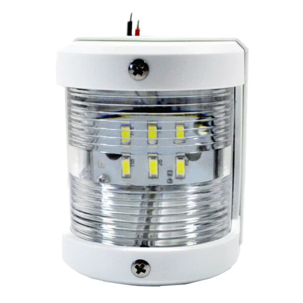 Feu de navigation marin 12V étanche à LED, lampe de traversée en ABS pour la sécurité des bateaux et les besoins d'éclairage d'ancre