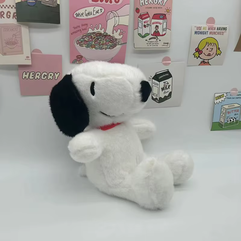 30 cm dessin animé mignon Snoopy en peluche oreiller canapé dos en peluche poupée cadeaux pour les enfants