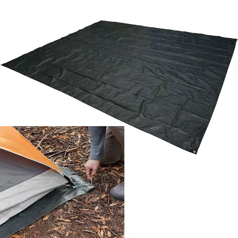 Tente de Camping tapis imperméable bâche prévention des insectes résistant à l'humidité sécurité couché sommeil