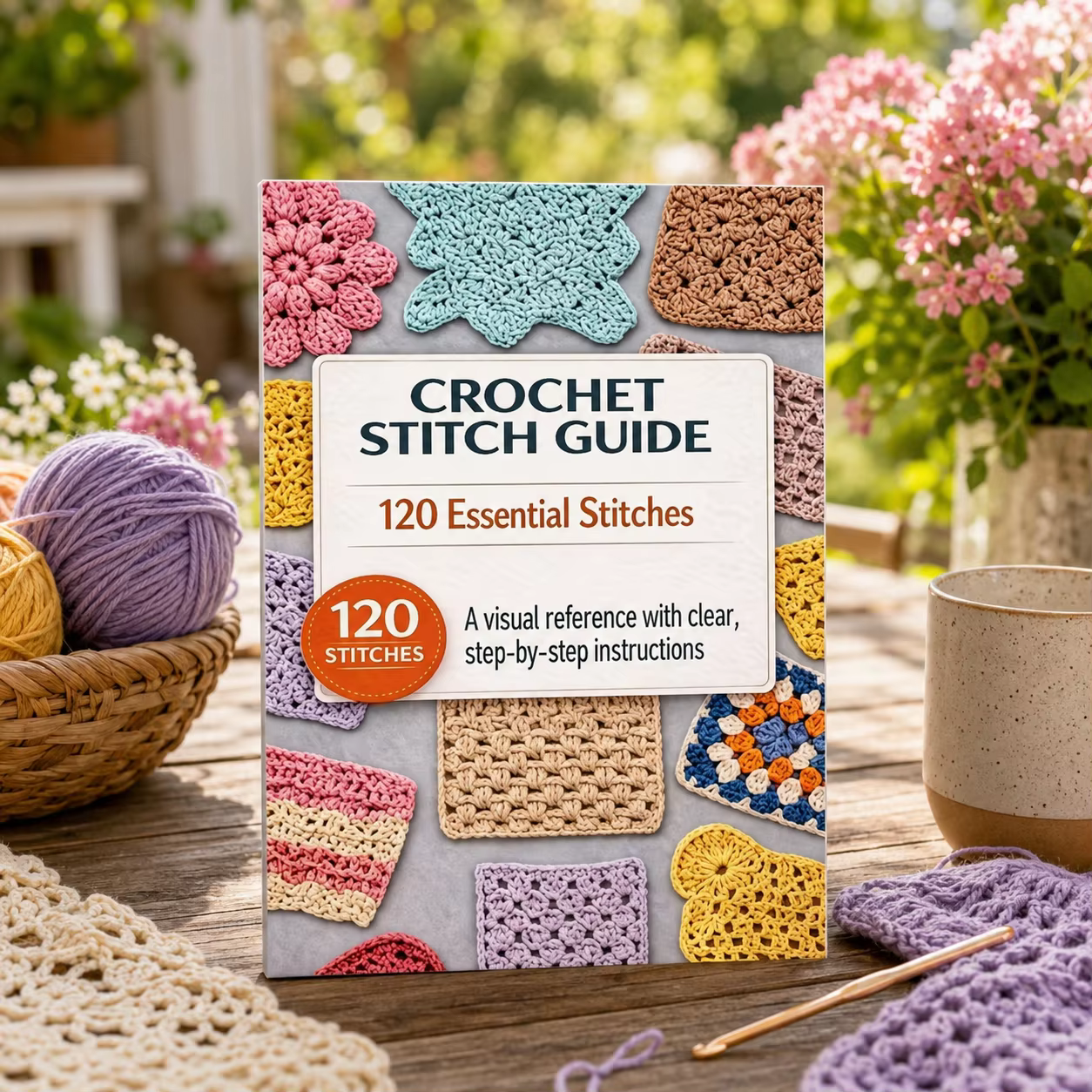 Guide complet des points de crochet pour débutants, 125 techniques de broderie, manuel, fournitures artisanales pour la maison, pour femmes