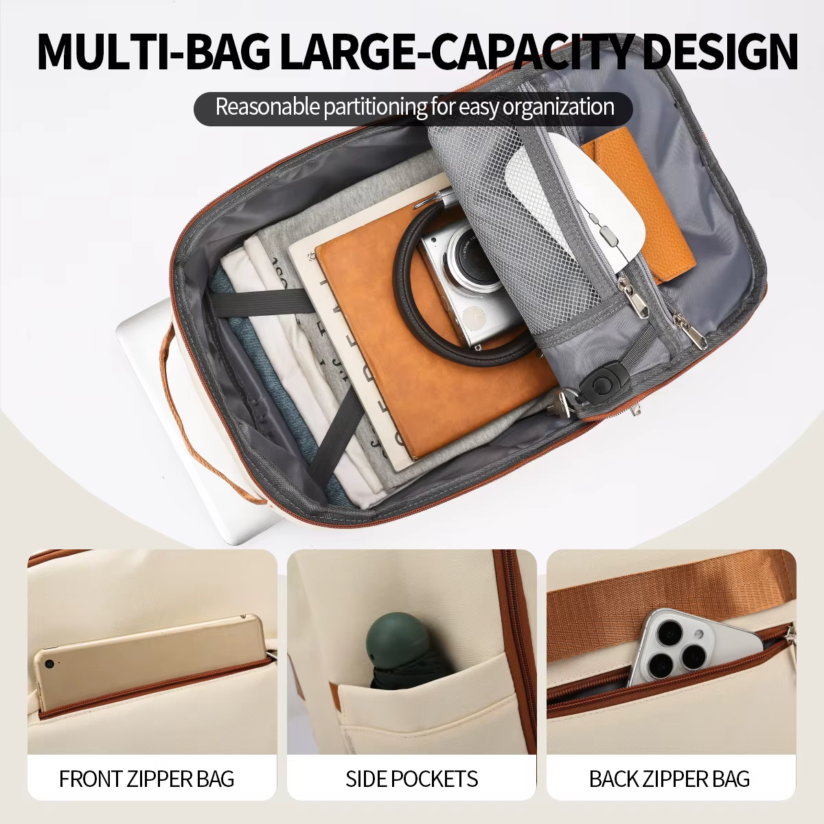 Sac à dos de voyage de grande capacité
