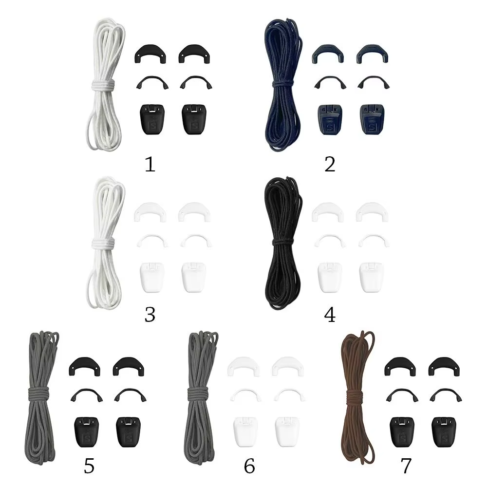 Lacets de tennis ronds sans attache pour enfants et adultes