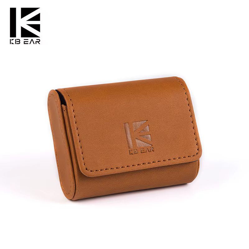 Sac portable pour écouteurs KBEAR, étui de rangement pour écouteurs intra-auriculaires et câbles, adapté aux écouteurs, aux bouchons d'oreilles et aux câbles