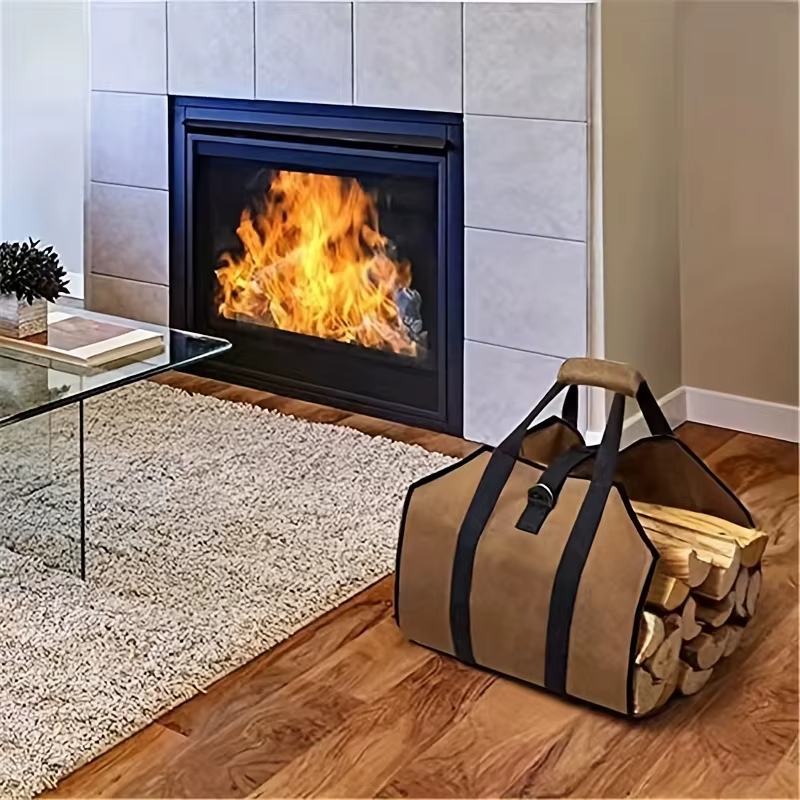 Sac de rangement pour bois d'extérieur