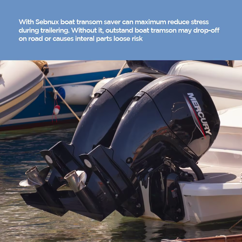 Accessoires marins : Protections de quille réglables et amortissantes, idéales pour sécuriser les supports de moteur et de remorque – Matériel marin