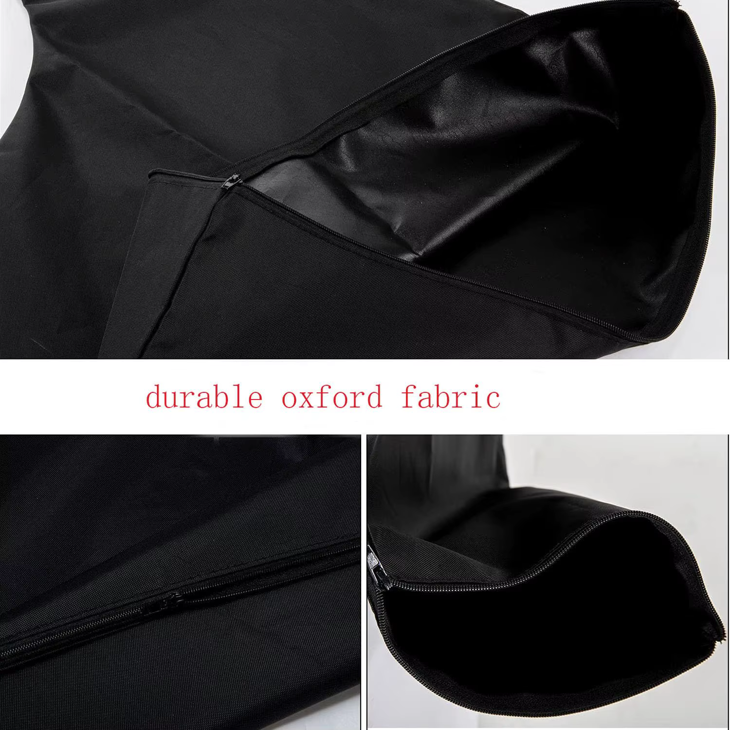 Sac sous vide pour souffleur de feuilles Oxford, organisateur de collecte de souffleur de feuilles de jardin, râteau, pochette de décharge inférieure à fermeture éclair, nettoyeur de pelouse
