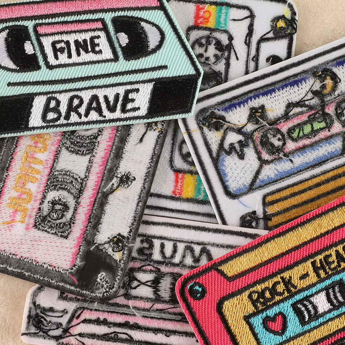 New Fashion Clothing Accessories Embroidery Camera Series Cartoon Patch Handbook DIY Luggage Decoration