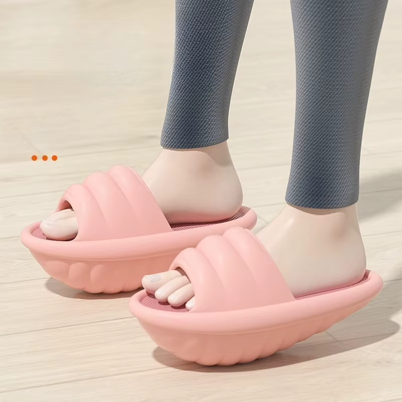 Chaussures de jambe amincissantes, à bascule Eva, pantoufles demi-paume, belles chaussures de jambe, chaussures d'étirement, chaussures de Yoga d'entraînement de Fitness en salle