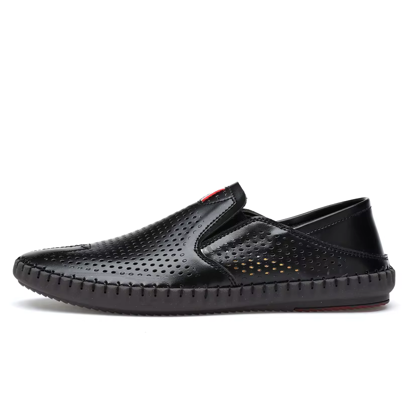 STRONGSHEN été hommes chaussures décontracté marque de luxe en cuir