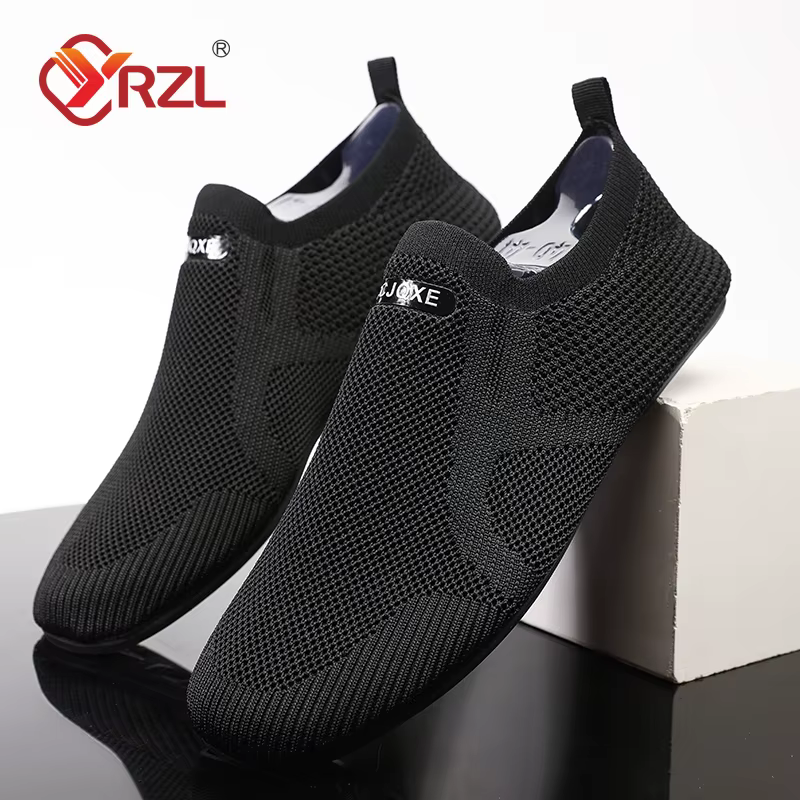 YRZL chaussures pour hommes marche tricot