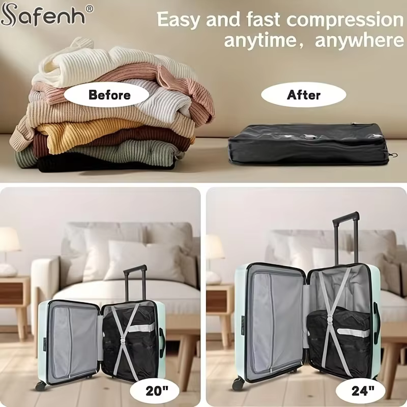 Sacs sous vide professionnels pour bagages de voyage