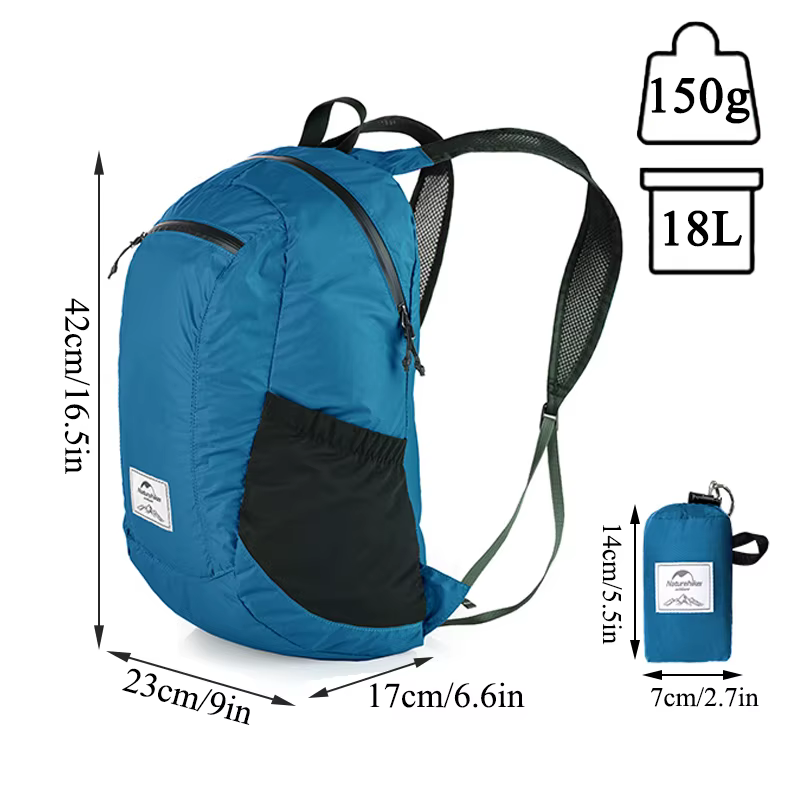 Naturehike – sac à dos ultraléger et pliable de 18l