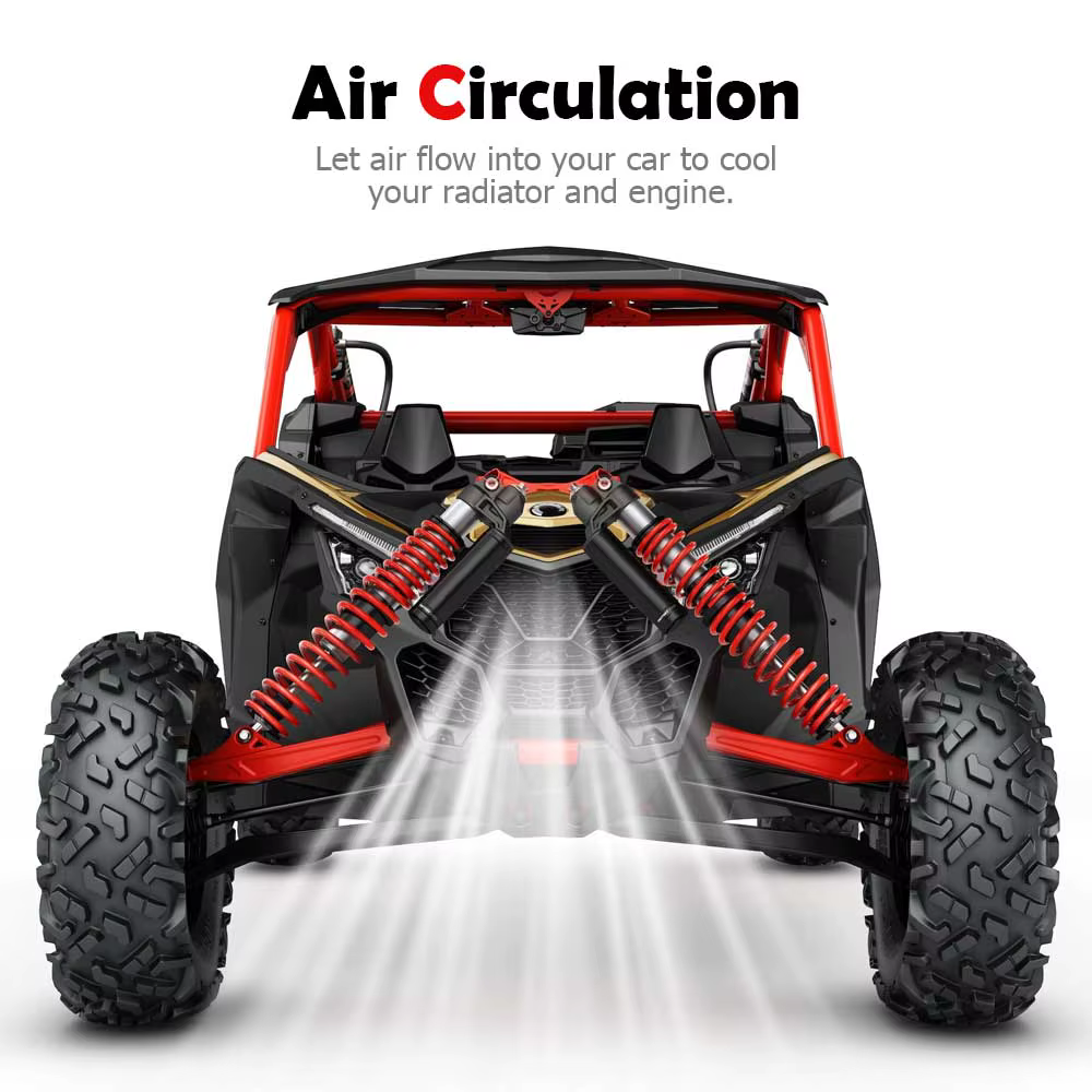 Grilles de radiateur avant en maille principale pour Can-Am Maverick X3 Max XDS XRS XRC XMR Turbo R RR 2/4 portes 2017 et plus récents