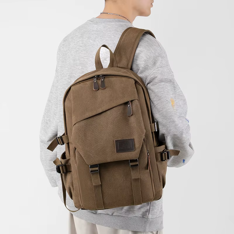 Sac à dos de voyage de grande capacité pour hommes, adapté aux différents groupes de personnes, longueur de bandoulière réglable, multi-compartiments