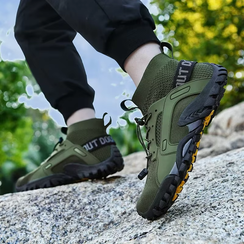 Bottes montantes en maille respirante pour hommes et femmes