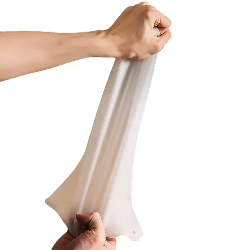 Sac de pétrissage de pâte en Silicone de qualité alimentaire, sac mélangeur de mélange de farine, mélangeur de pâte polyvalent, outil de cuisson pour pain, pâtisserie, Pizza