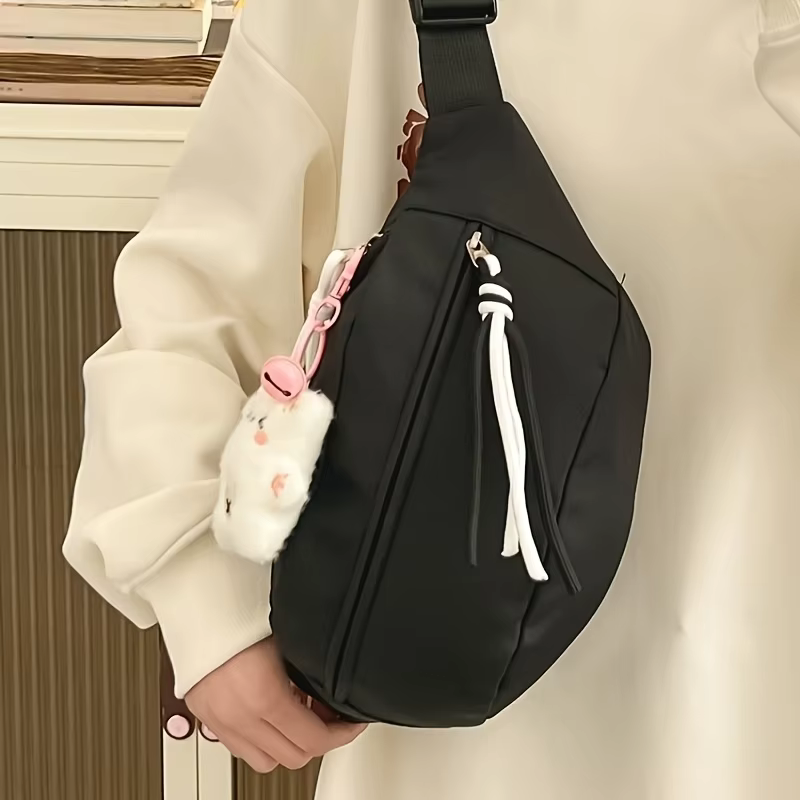 Nouvelle sacoche de poitrine japonaise pour femmes, sac banane polyvalent en nylon, petit et léger, sac d'extérieur original et léger