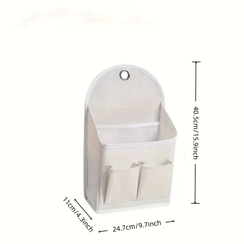Sac de rangement mural, sac de rangement suspendu avec poche latérale, organisateur pour la chambre, le salon, le bureau, le dortoir