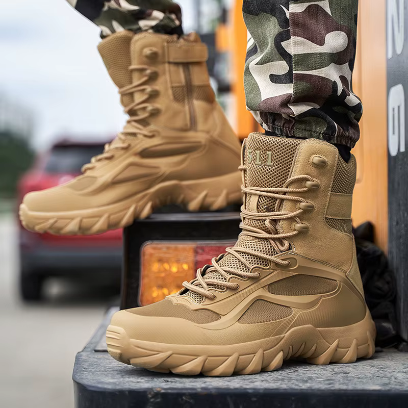 Chaussures pour hommes mode haut bottes du désert en plein air