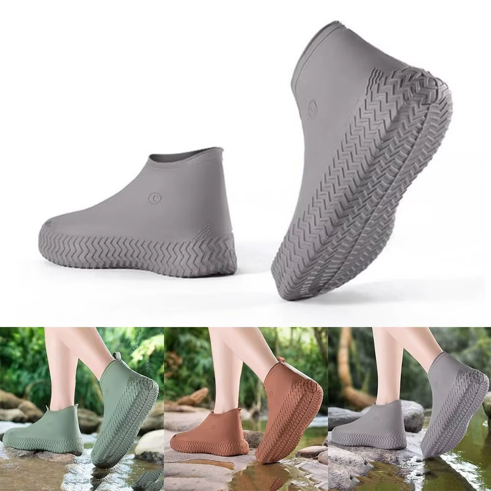 Surchaussures imperméables réutilisables antidérapantes résistantes à l'eau