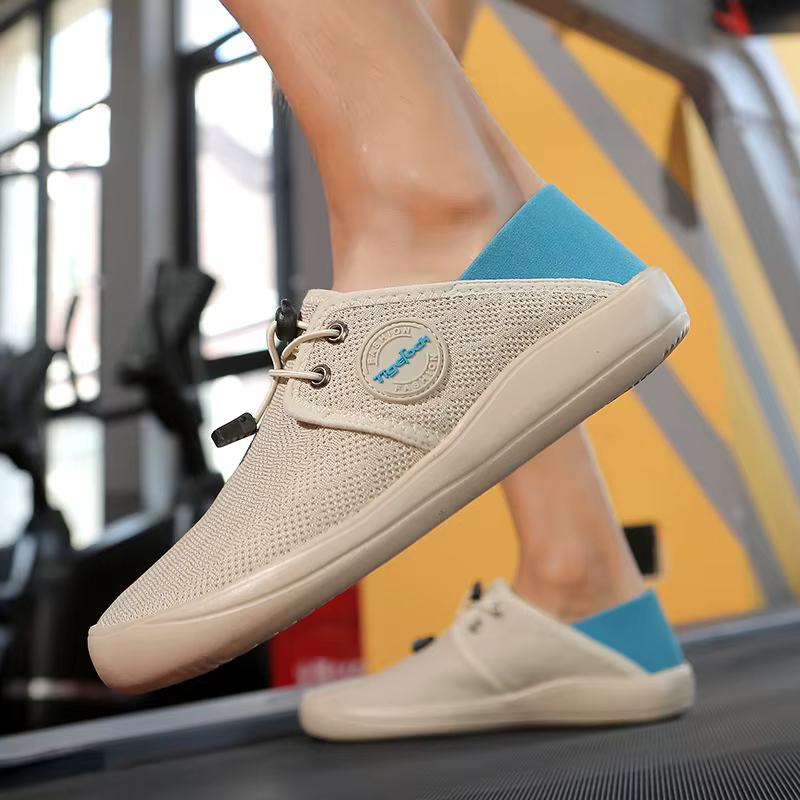 Chaussures de randonnée décontractées pour hommes à bout large et sabots larges