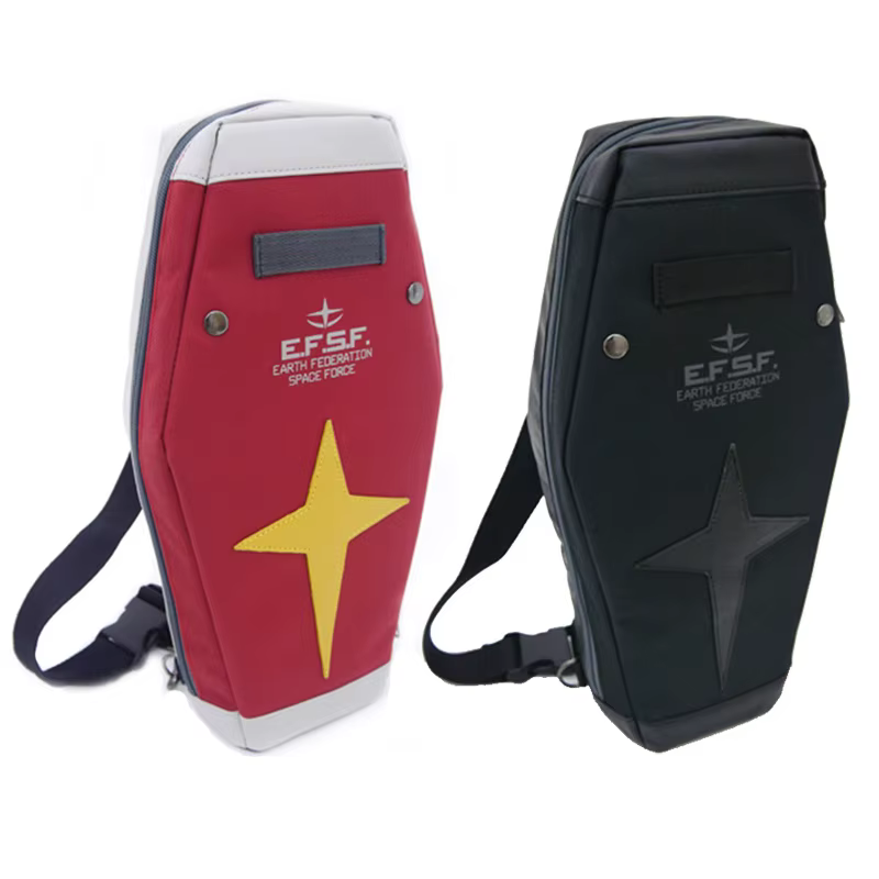 Brdwn E.F.S.F unisexe RX-78-2 Cosplay sac à bandoulière en polyester sac de poitrine