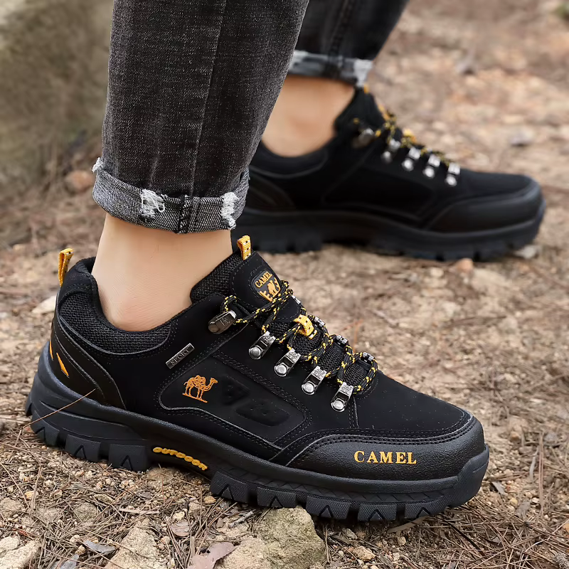 Chaussures de randonnée classiques noires pour hommes