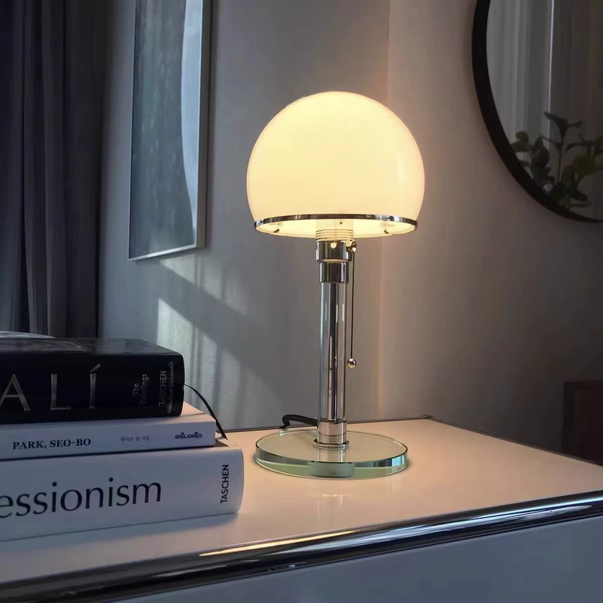 Avely Kevin-Lampe de table en verre nordique, lumière LED de personnalité, conception simple, lampe en tissu pour la lecture, salle d'étude, chambre à coucher, lampe de chevet