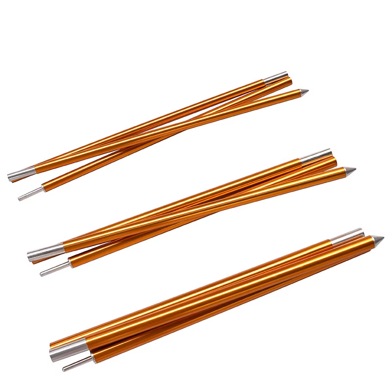 Cest UL 120CM de Long diamètre 13MM/16MM/19MM couleur noir/rouge tige de tente Support pôle abri bâche auvent en alliage d'aluminium